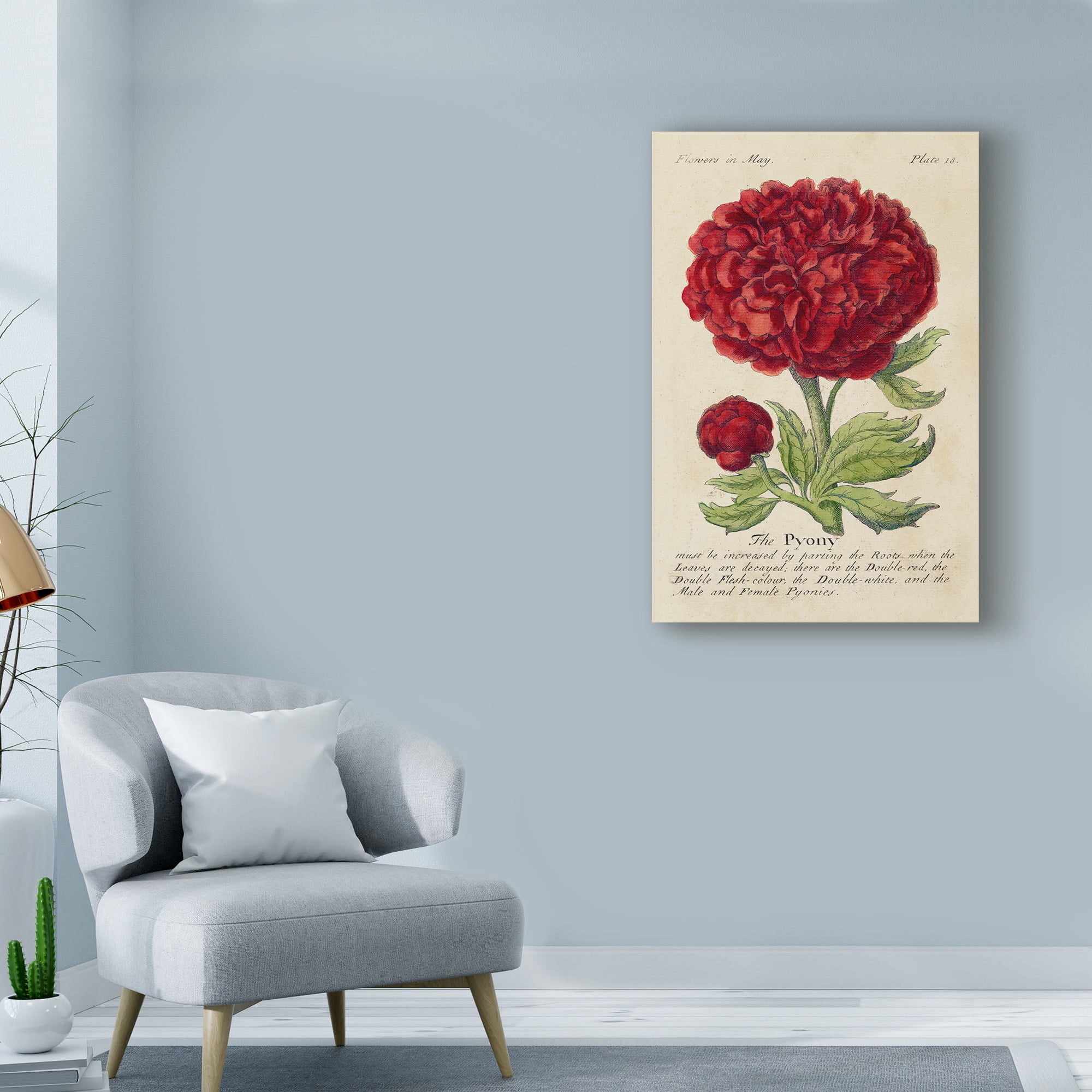 Trademark Fine Art 'Gardeners Guide III' Canvas Art by Unknown