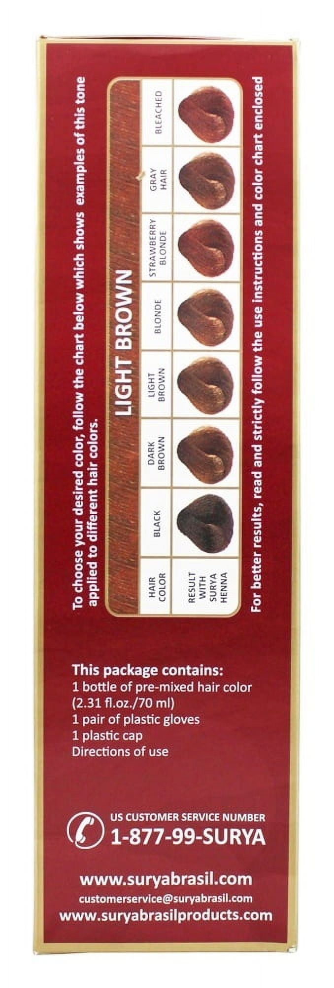 Surya Brasil Henna Cream Hair Color, Silver Fox, 70 ml - Walmart.com