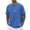 Blue, variant on Mens Cotton T Shirts Short/long Sleeve Big & Tall Basic Active Tops Loose Fit Printing Round Neck Summer Vacation Basic Tops