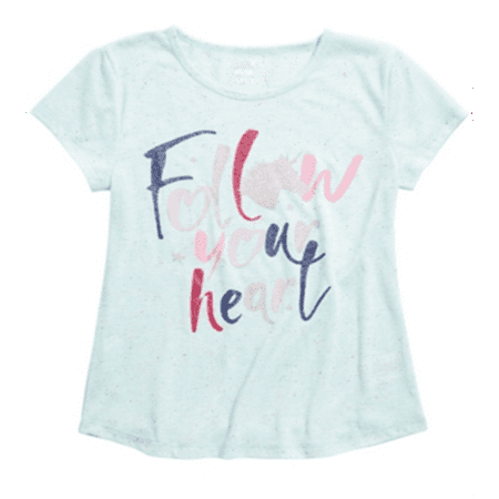 

Max & Olivia Little & Big Girl s Heart Print Pajama Top Blue Size 7/8
