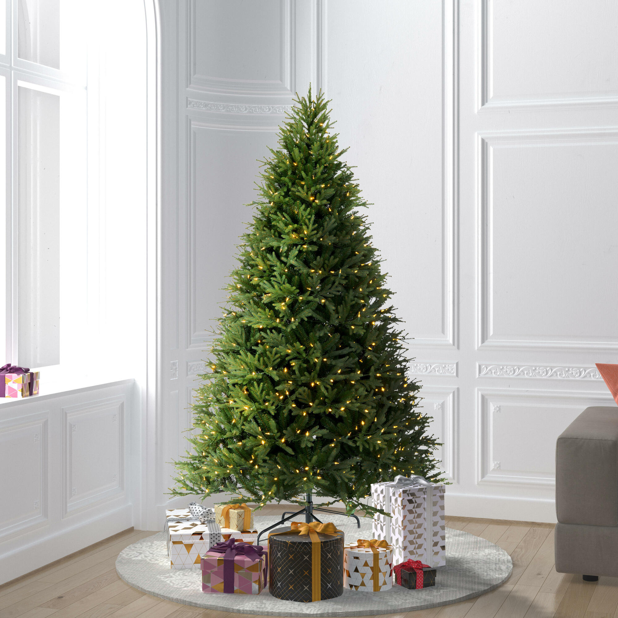 National Tree DUH-40 4 ft. Dunhill Fir Tree - Walmart.com