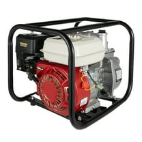 2" Inch 4 Stroke 6.5HP Gas Water Semi Trash Pump, 210CC Gas-Power Water Irrigation Transfer Pump