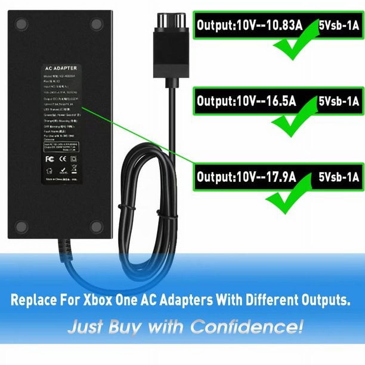 Ultra-Quiet 220W AC Adapter Power Supply Cable For Microsoft XBOX One Console brick 12V 17.9A 10.83A Black