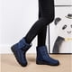 thumbnail image 2 of Botas Plataforma Likrtyny Tobillo Mujer Antideslizantes Azul 40, 2 of 8
