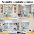 thumbnail image 5 of Blue Beach Coastal Kitchen Curtains Window Panels, Summer Nautical Coral Shell Botanical Vintage Insulated Window Treatment Curtain, Grommet Curtains for Bedroom/Living Room, 2 Piece 52"Wx84"L, 5 of 8