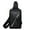 Black, variant on Crossbody Sling Backpack Korean Style Large Capacity Chest Sling Bag for Men, Multifunctional Business Travel Crossbody Shoulder Bag with Multiple Pockets