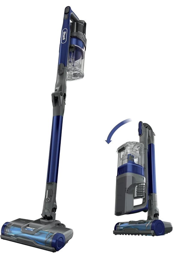 Restored Shark IZ340H Pet Pro Cordless Stick Vacuum, MultiFLEX, Self-Cleaning Brushroll, HEPA Filtration, 40-Min Runtime, Lightweight, Blue (Refurbished)