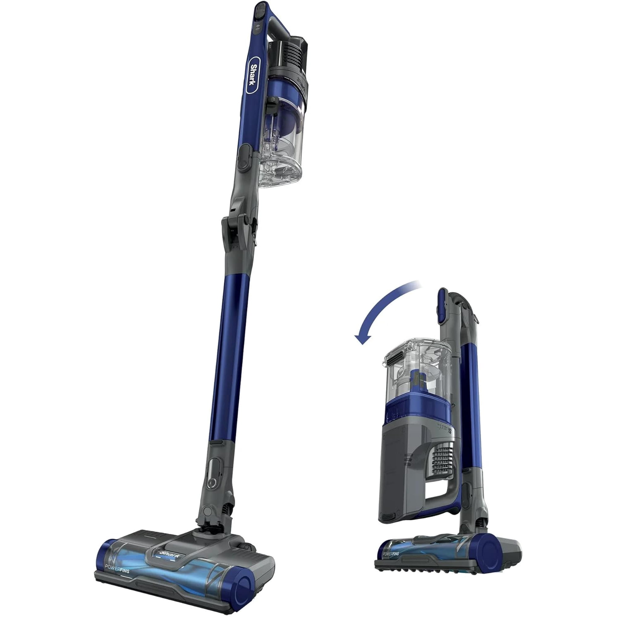 Shark IZ340H Pet Pro Cordless Stick Vacuum, MultiFLEX, Self-Cleaning Brushroll, HEPA Filtration, Blue
