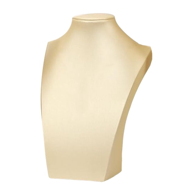 Elegante collar, cadena, joyería, busto, adorno, joyería, organizador, maniquí, PU, colgante, collar, modelo de exhibición, para mujeres, hogar, dormitorio, encimera B-Aureato Sunnimix Collar Busto Titular