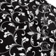 thumbnail image 3 of Fotbe Black White Leaves Gorro Clásico de Béisbol, Gorra Ajustable con Broche Snapback, Gorro de Exterior de Algodón Suave, 3 of 6