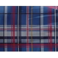 thumbnail image 4 of oneOone Georgette Viscose Blue Fabric Madras Check Craft Projects Decor Fabric Printed By The Yard 42 Inches Wide, 4 of 4