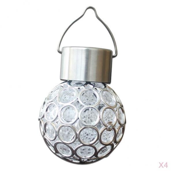 4x led lámpara Solar Jardín Campamento Camping Luz Libre Hermosos Tonos Frescos Esta Maravillosa Linterna I kusrkot Luz LED impermeable para bola