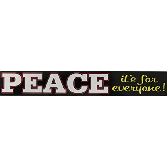 PEACE SIGNS For Everyone, Officially Licensed, High Quality, 4.5" x 4.5" - Sticker DECAL
