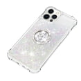 thumbnail image 4 of Funda para iPhone 12 PRO MAX con Brillo Líquido Flotante, Purpurina, Parachoques y Anillo Giratorio Soporte, 4 of 5
