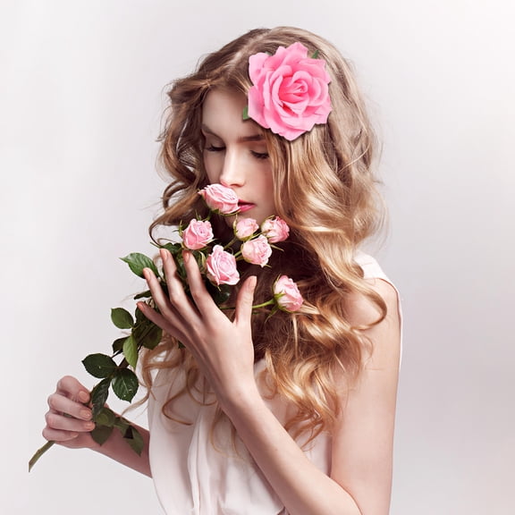 MLINS  9 Pcs Flower Pin for Women Dress Valentines Day Clip Rose Brooch