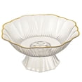 thumbnail image 3 of Fancyes Fruit Bowl Stylish Fruit Holder for Table Centerpiece Dining Room Home Decor Clear, 3 of 8