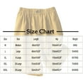 thumbnail image 3 of Mitankcoo Women's Cotton Bermuda Shorts - Loose Fit Elastic Waist Casual Pants for Summer, 3 of 4
