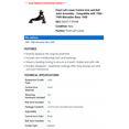 thumbnail image 2 of Front Left Lower Control Arm and Ball Joint Assembly - Compatible with 1984 - 1989 Mercedes-Benz 190D 1985 1986 1987 1988, 2 of 2