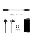 thumbnail image 4 of HLONK 12.5cm TYPE-C to 3.5mm Audio Extension Cable Headphone Adapter Connector for Android, 4 of 4