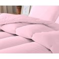 thumbnail image 5 of D.N.G. BEDDINGS 1 Piece Luxury Straight Line Pattern Comforter, Premium Super Soft, 800 Thread Count, 100% Egyptian Cotton, Twin/Twin XL Size Light Pink Solid Color, 5 of 6