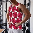 thumbnail image 5 of Pofeuu Tulips Flowers Print Men's Workout Tank Tops Sleeveless Muscle Gym Shirt Quick Dry-X-Large, 5 of 7