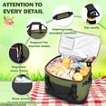 thumbnail image 4 of Tirrinia Camping Cooler Bag Insulated, Shoulder Strap and Bottle Opener 48 Cans Portable Ice Chest, 4 of 7