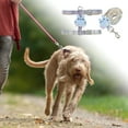 thumbnail image 2 of Unique Bargains 1 Set Cartoon I-Shaped Pet Leash Kit Durable Dog Leash Kit for Dog Blue Small, 2 of 6