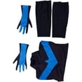 thumbnail image 6 of Black & Blue Bodysuit Jumpsuit Halloween Cloth for Women, 6 of 7