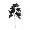 thumbnail image 3 of Artificial Red Maple Branch 27" - Realistic Fall Foliage for Vase Fillers & Indoor/Outdoor Decor - UV Resistant Fake Tree Branches, 3 of 6