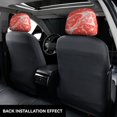 thumbnail image 3 of Kdxio Beef Steaks Pattern Print 2 Piece Car Head Rest Covers Set Auto Front/Rear Seats Headrest Cover Universal Fit Most Cars,Sedan, SUV, 3 of 9