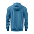 thumbnail image 3 of Hooded Jackets for Men Raglan Sleeve Men's Sporty Hooded Jacket with Multiple Pockets, 3 of 6