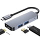 thumbnail image 4 of Adaptador de concentrador usb con 4K 1 USB 3. puerto USB 2.0, equipado con USB3.0, USB 2.0, 4K @ 30 Salida de video, 4 of 9