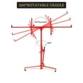 thumbnail image 6 of Garvee 16-Ft Drywall Lift, 150 lb Panel Hoist, 360° Rotate/60° Tilt, Telescopic Arm, 3 Locking Casters, Red, 6 of 6