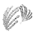 thumbnail image 2 of Diadema nupcial para boda, accesorios para el cabello de novia, corona de diamantes de imitación, tiara para escenario Estilo C, 2 of 9