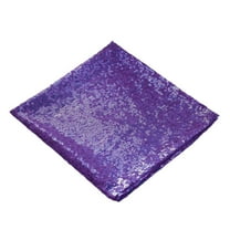 BalsaCircle 5 Pieces 20" Purple Sequins Napkins Wedding Decorating Tablecloths Holiday Dinner Party Table Decorations