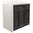 thumbnail image 4 of Palisade 36" Bathroom Vanity with Dark Oak Cabinet and Engineered Marble Top, 4 of 5