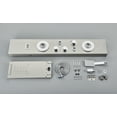 thumbnail image 5 of Zamery 6 in 1 Shower Panel Tower System with LED Rainfall Waterfall Shower Head,Multi-Function Shower Column with 4 Body Massage Jets Hand Shower Bathtub Spout,Brushed Nickel, 5 of 11