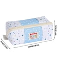 thumbnail image 3 of Pencil Case with Star Pattern, Colorful Contrast Design, Multi-Layer Storage, Waterproof Fabric, 20x9x9 cm Portable Pencil Pouch for Kids and Students, 3 of 8