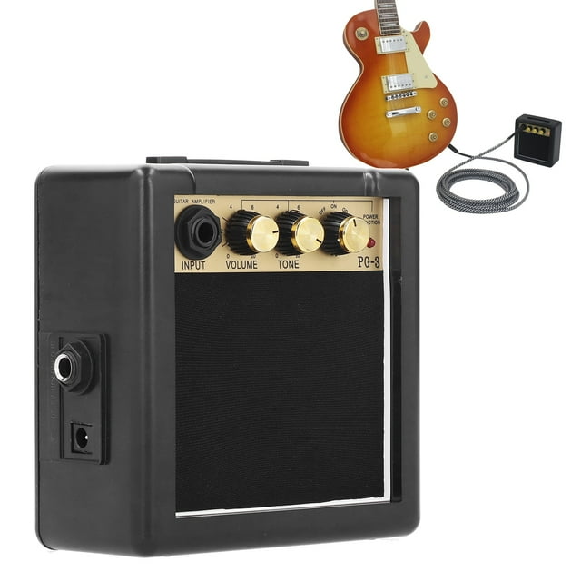 Amplificador de Bajo, Altavoz de Guitarra, Elegante Amplificador de Guitarra Acústica Bajo para Guitarrista de Rendimiento de la Guitarra Eléctrica