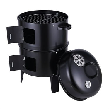 Portable Outdoor Charcoal Grill BBQ Charcoal Grill for Backyard Cooking Camping Picnics Garden Beach