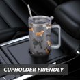 thumbnail image 7 of Gift for Dog Lovers Cute Dog Tumbler for Women - 40oz Dog Tumblers with Handle Straw and Lid Tumbler Cup Travel Coffee Mug, 7 of 7