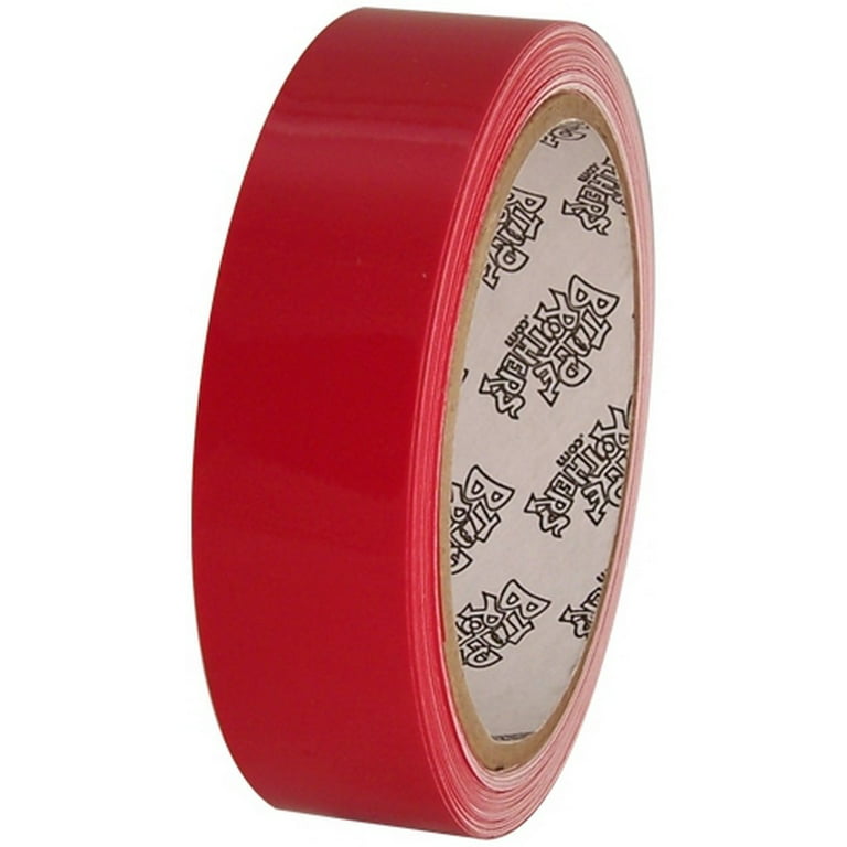 Tape Planet Transparent Red 1 X 10 Yard Roll Premium Cast Vinyl Tape