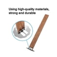 thumbnail image 4 of pitrice 100pcs Wood Candle Wick Base Clips Stainless Steel Wicks Holder Clip Core Support Devices Set Wax Centering Devices Stand, 4 of 8