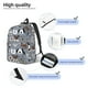 thumbnail image 3 of Balery Cute Dog Faces Mochila Clásica Impresa Básica para Viaje, Mochila Escolar Resistente al Agua, Mochila de Lona con Correas Ajustables-Small, 3 of 5