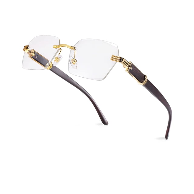 Gafas de sol Pro Acme sin montura rectangulares para hombre y mujer
