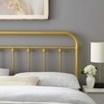 thumbnail image 6 of Headboard, King Size, Metal, Gold, Modern Contemporary Urban Design, Bedroom Master Guest Suite, 6 of 6