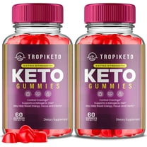 (2 Pack) Tropiketo Keto ACV Gummies - Apple Cider Vinegar Supplement for Weight Loss - Energy & Focus Boosting Dietary Supplements for Weight Management & Metabolism - Fat Burn - 120 Gummies