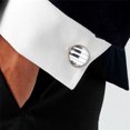 thumbnail image 2 of 2pcs Men Cufflinks Studs Creative Piano Pattern Cuff Links for Suit Shirts Clothes Jewelries, 2 of 9