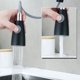 thumbnail image 3 of Grifo de cocina montado en la cubierta, construcción duradera de acero inoxidable con ajuste de agua fría y caliente, para cocinas modernas, grifo mezclador monomando Vortex con salida de 360° (grifo, 3 of 5