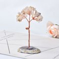 thumbnail image 1 of Nvzi 1 adorno de árbol de la vida hecho a mano con piedra natural triturada, árbol de la vida de cristal natural blanco, adorno de piedra para decoración del hogar, 1 of 4